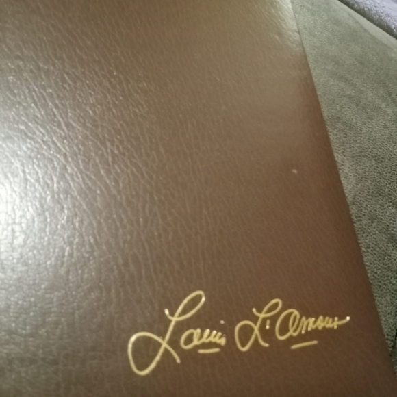 1983 Faux Leather Hardcover Law of the Desert Born by Louis L'Amour - Picture 12 of 16
